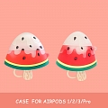 Lovely Watermelon Popsicle | Silicone Case for Apple AirPods 1, 2, Pro コスプレ